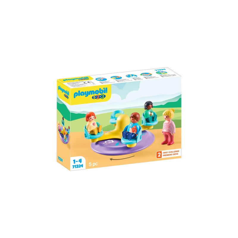 PLAYMOBIL 71324 1.2.3 Zahlenkarussell, Konstruktionsspielzeug
