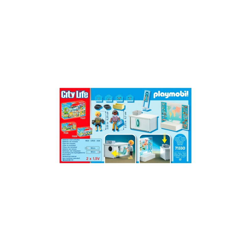 PLAYMOBIL 71330 City Life Virtuelles Klassenzimmer, Konstruktionsspielzeug