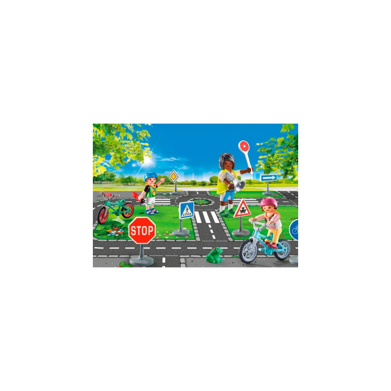 PLAYMOBIL 71332 City Life Fahrradparcours, Konstruktionsspielzeug