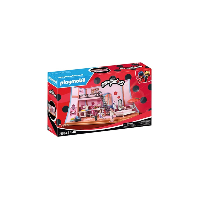PLAYMOBIL 71334 Miraculous: Marinettes Loft, Konstruktionsspielzeug
