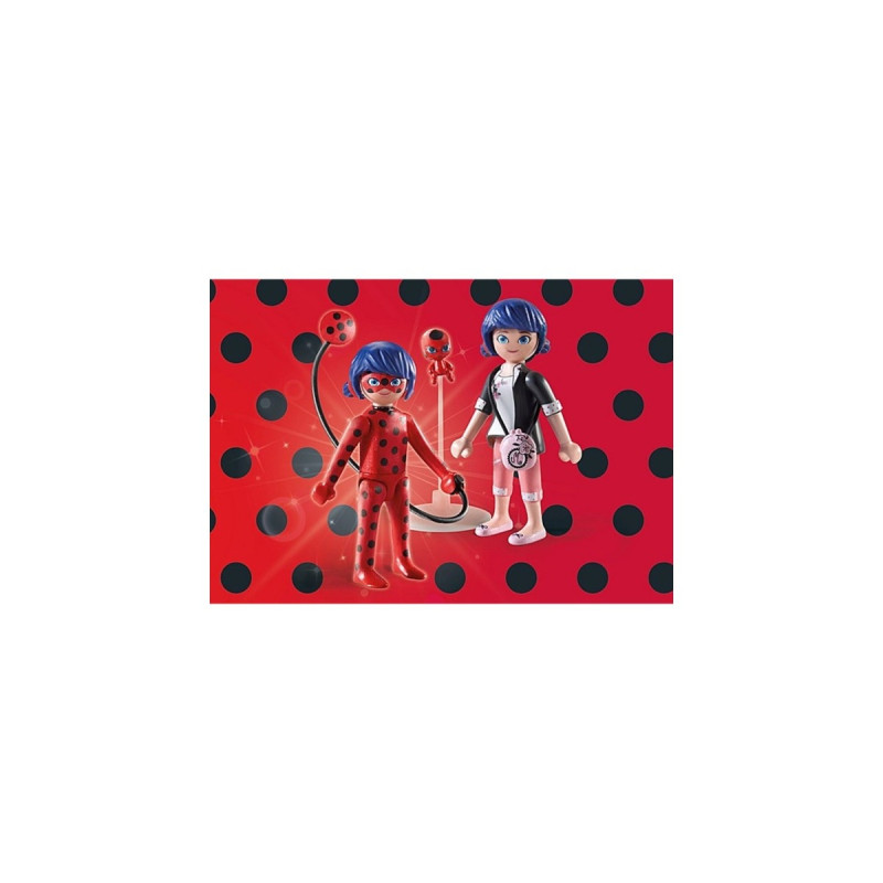 PLAYMOBIL 71336 Miraculous: Marinette & Ladybug, Konstruktionsspielzeug