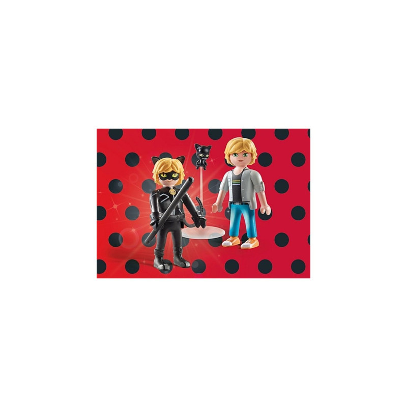 PLAYMOBIL 71337 Miraculous: Adrien & Cat Noir, Konstruktionsspielzeug