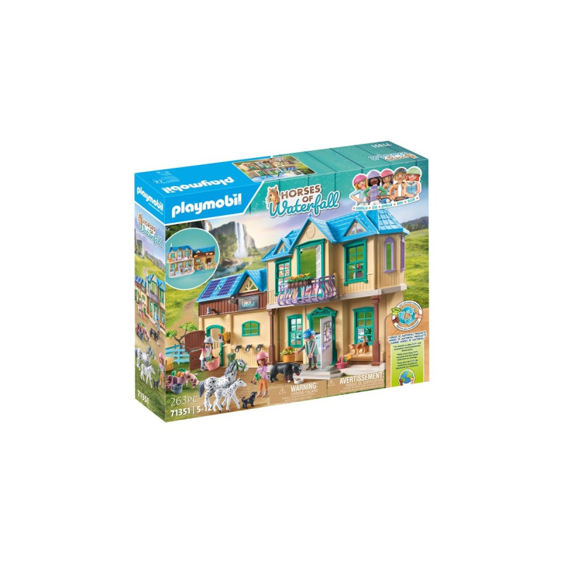 PLAYMOBIL 71351 Horses of Waterfall - Waterfall Ranch, Konstruktionsspielzeug