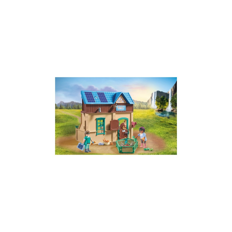 PLAYMOBIL 71352 Horses of Waterfall Reittherapie & Tierarztpraxis, Konstruktionsspielzeug