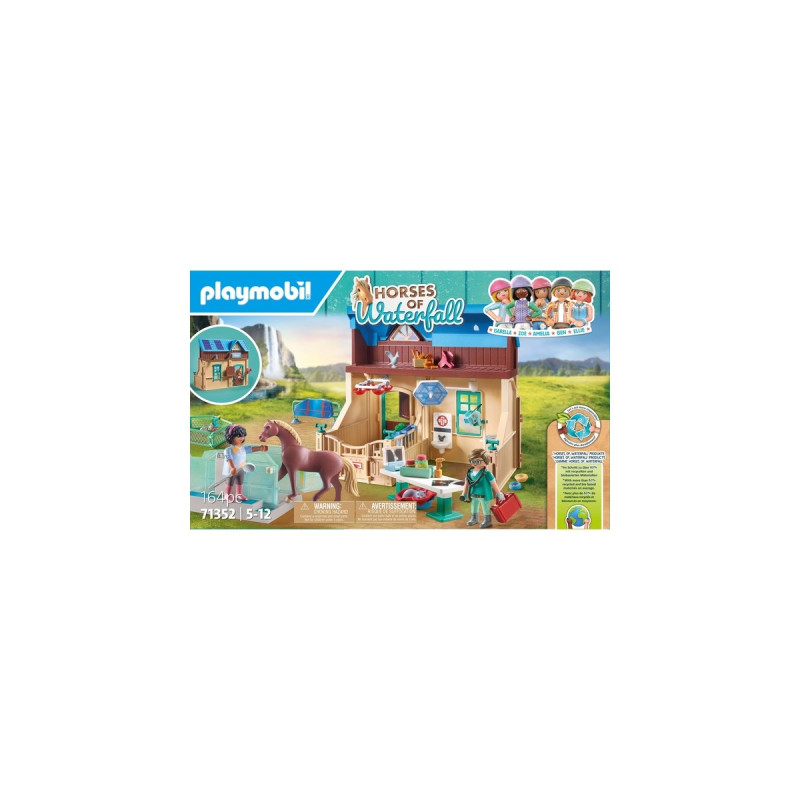 PLAYMOBIL 71352 Horses of Waterfall Reittherapie & Tierarztpraxis, Konstruktionsspielzeug