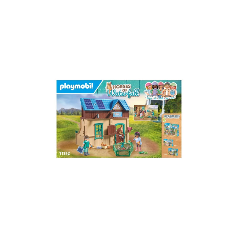 PLAYMOBIL 71352 Horses of Waterfall Reittherapie & Tierarztpraxis, Konstruktionsspielzeug