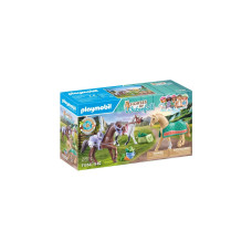 PLAYMOBIL 71356 Horses of Waterfall 3 Pferde: Morgan, Quarter Horse & Shagya Araber, Konstruktionsspielzeug