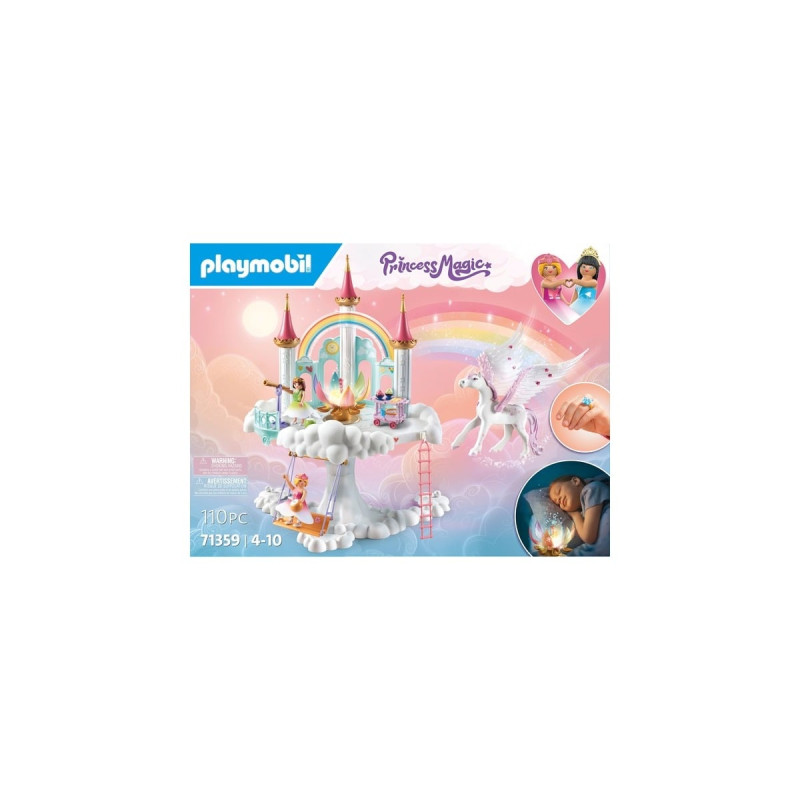 PLAYMOBIL 71359 Princess Magic Himmlisches Regenbogenschloss, Konstruktionsspielzeug