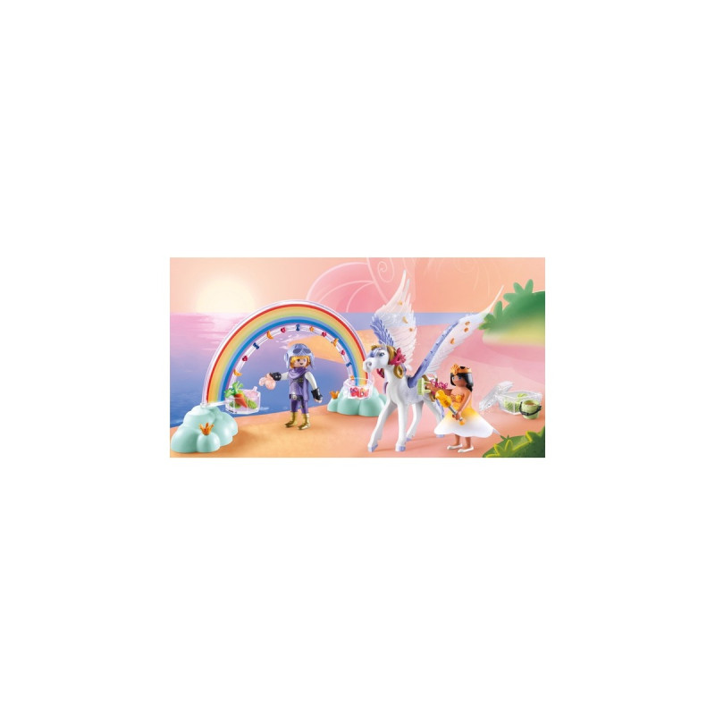 PLAYMOBIL 71361 Princess Magic Himmlischer Pegasus mit Regenbogen, Konstruktionsspielzeug