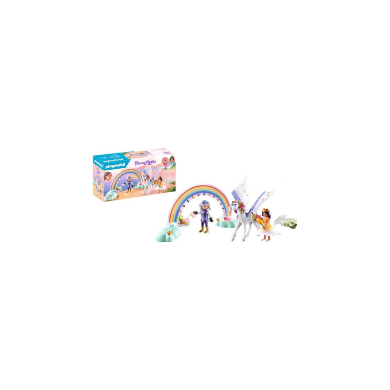 PLAYMOBIL 71361 Princess Magic Himmlischer Pegasus mit Regenbogen, Konstruktionsspielzeug