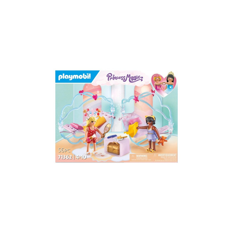 PLAYMOBIL 71362 Princess Magic Himmlische Pyjamaparty, Konstruktionsspielzeug