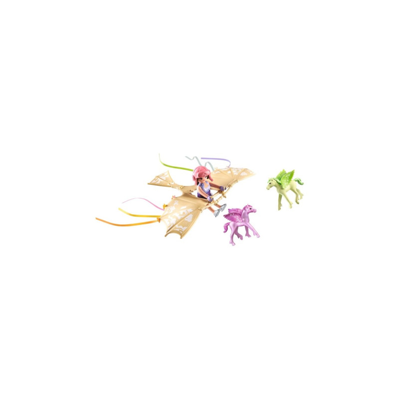PLAYMOBIL 71363 Princess Magic Himmlischer Ausflug mit Pegasusfohlen, Konstruktionsspielzeug