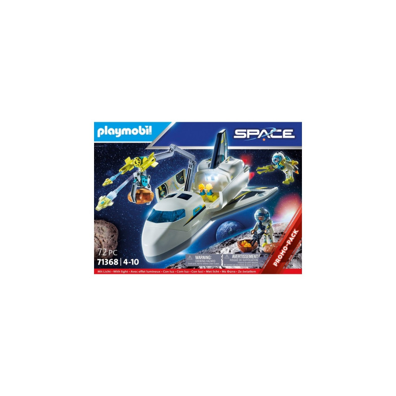 PLAYMOBIL 71368 Space-Shuttle auf Mission, Konstruktionsspielzeug
