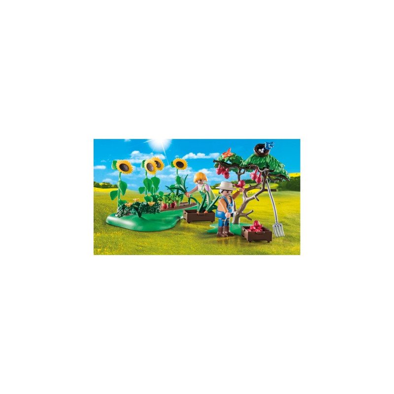 PLAYMOBIL 71380 Country Starter Pack Bauernhof Gemüsegarten, Konstruktionsspielzeug
