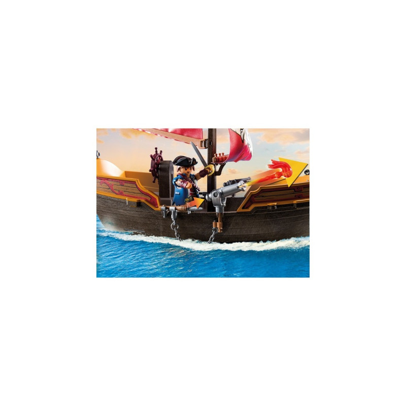 PLAYMOBIL 71418 Pirates Kleines Piratenschiff, Konstruktionsspielzeug