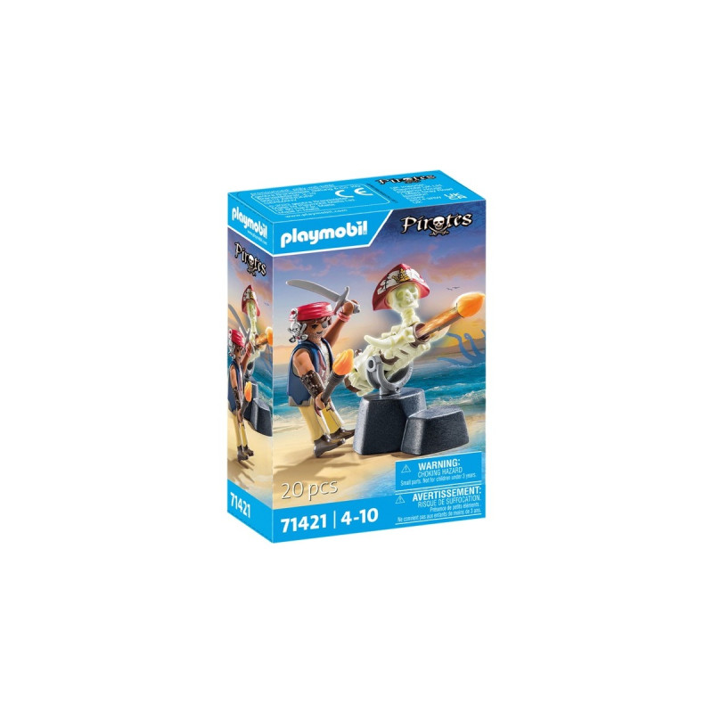 PLAYMOBIL 71421 Pirates Kanonenmeister, Konstruktionsspielzeug