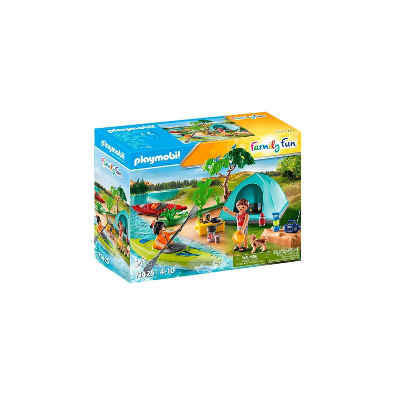 PLAYMOBIL 71425 Family Fun Zelten, Konstruktionsspielzeug