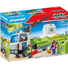 PLAYMOBIL 71431 City Action Altglas-LKW mit Container, Konstruktionsspielzeug
