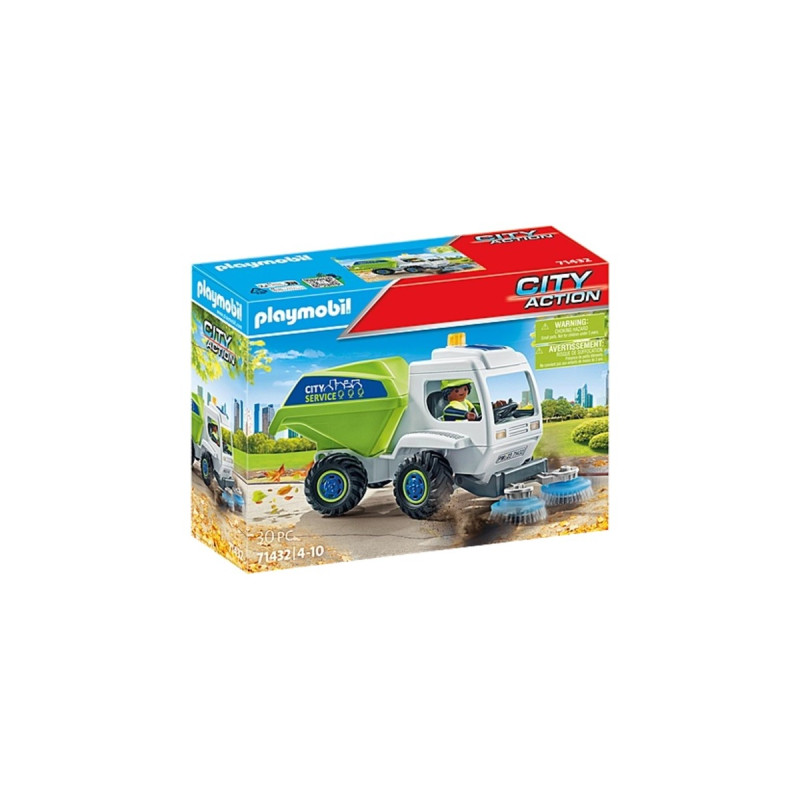 PLAYMOBIL 71432 City Action Kehrmaschine, Konstruktionsspielzeug