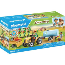 PLAYMOBIL 71442 Country Traktor mit Anhänger und Wassertank, Konstruktionsspielzeug