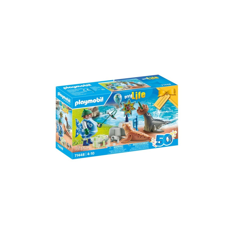 PLAYMOBIL 71448 City Life Tierfütterung, Konstruktionsspielzeug