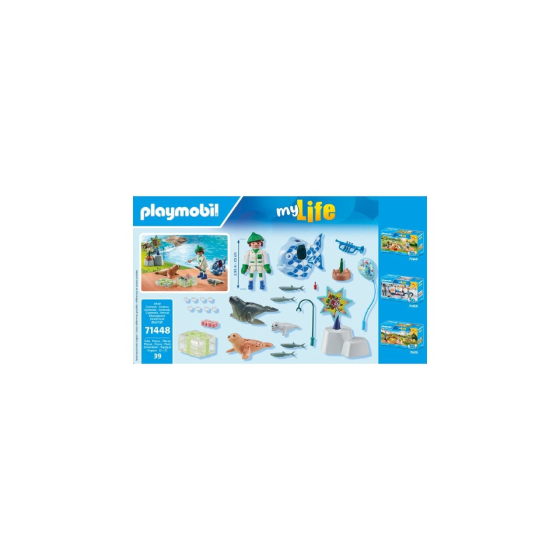 PLAYMOBIL 71448 City Life Tierfütterung, Konstruktionsspielzeug