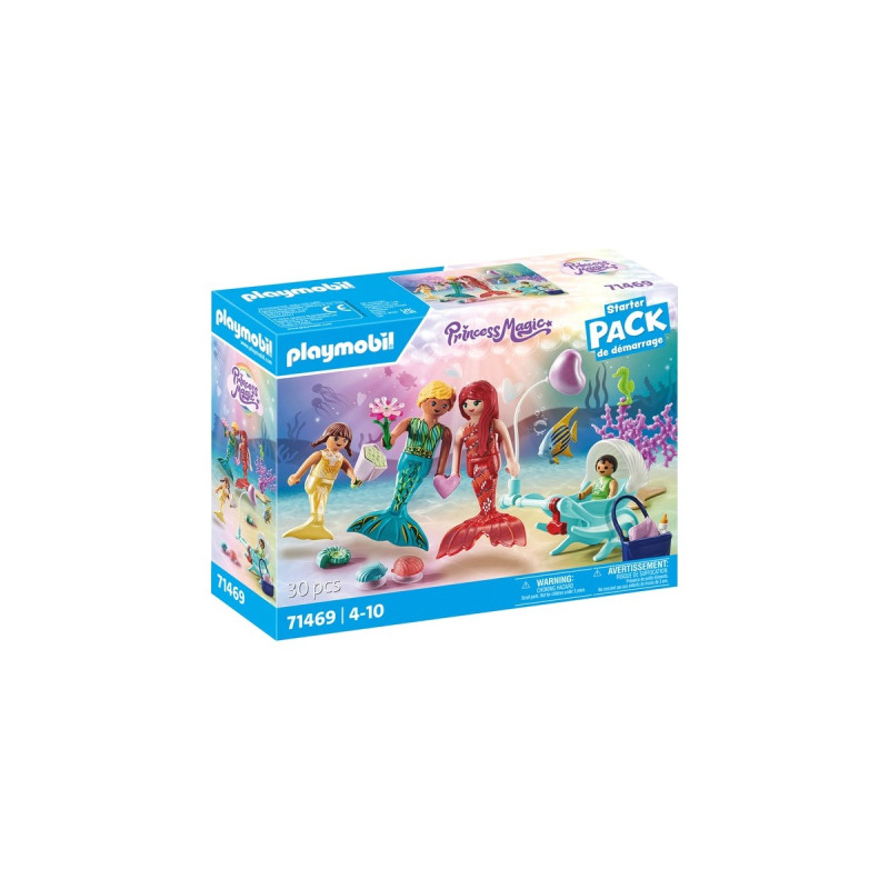 PLAYMOBIL 71469 Princess Magic Starter Pack Liebevolle Meerjungfrauenfamilie, Konstruktionsspielzeug