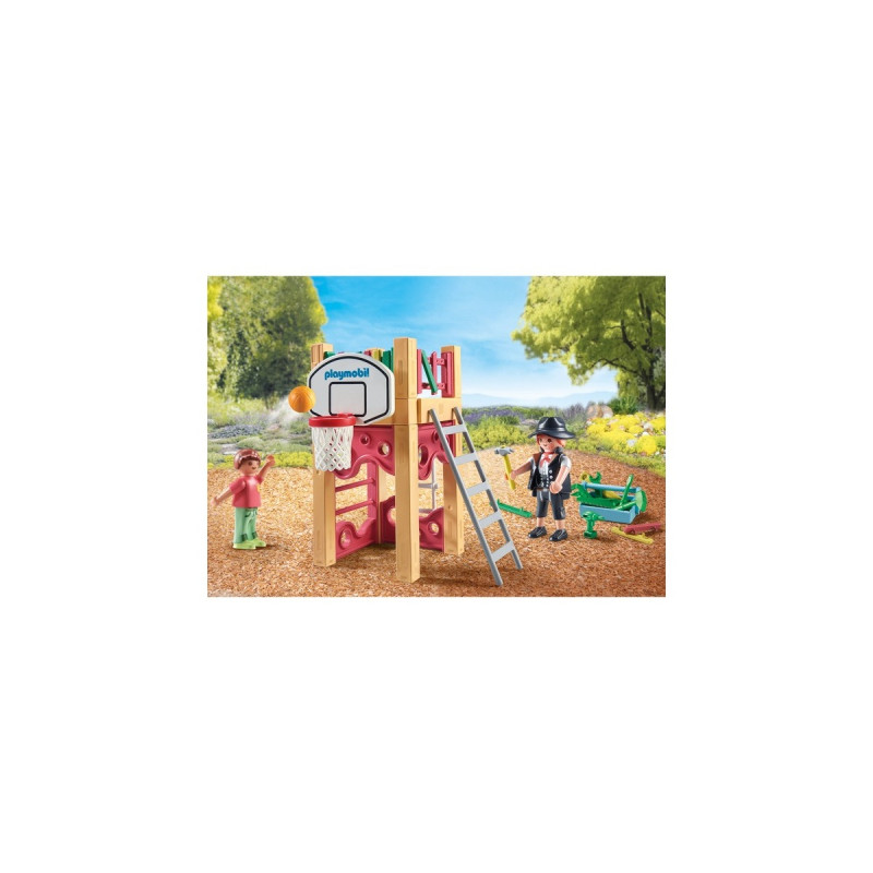 PLAYMOBIL 71475 City Life Starter Pack Zimmerin on Tour, Konstruktionsspielzeug