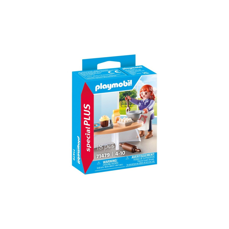 PLAYMOBIL 71479 specialPLUS Konditorin, Konstruktionsspielzeug