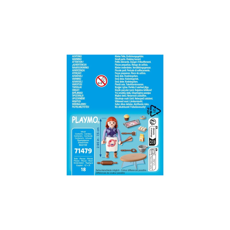 PLAYMOBIL 71479 specialPLUS Konditorin, Konstruktionsspielzeug