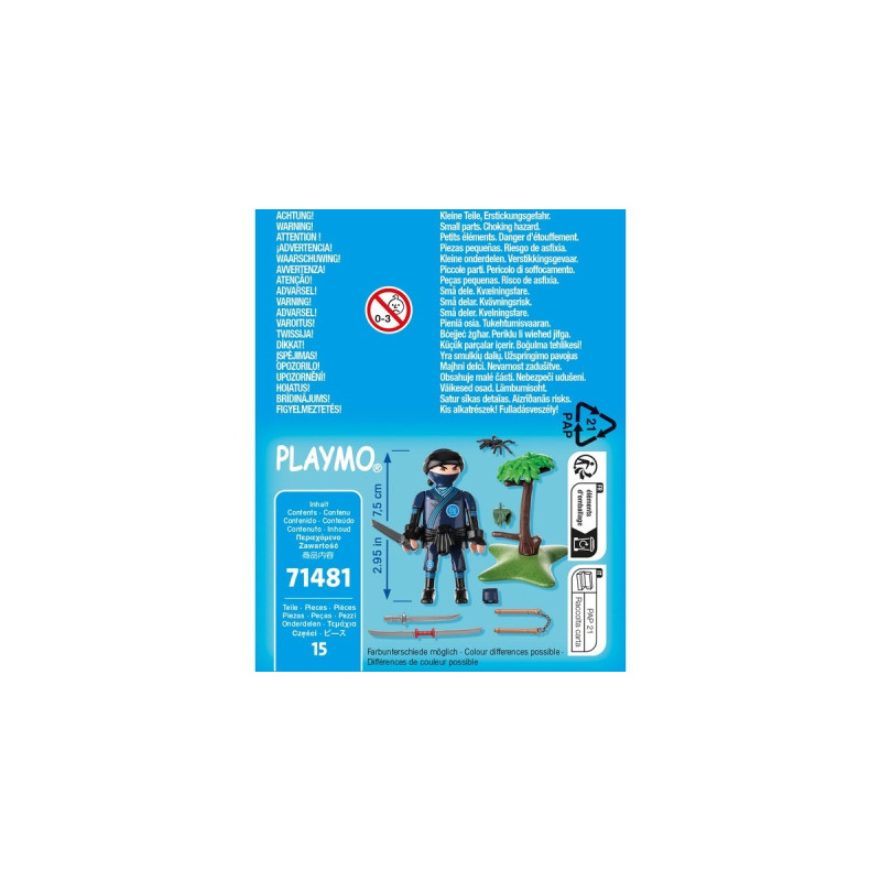 PLAYMOBIL 71481 specialPLUS Ninja mit Ausrüstung, Konstruktionsspielzeug