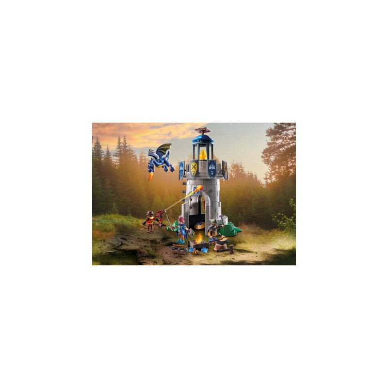 PLAYMOBIL 71483 Novelmore Ritterturm mit Schmied und Drache, Konstruktionsspielzeug
