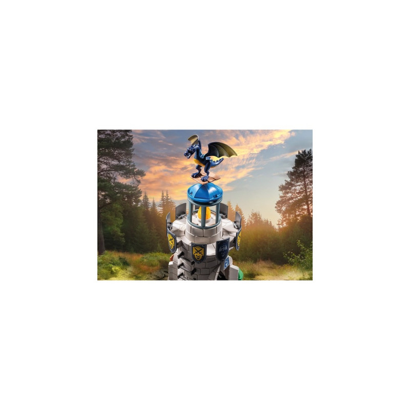 PLAYMOBIL 71483 Novelmore Ritterturm mit Schmied und Drache, Konstruktionsspielzeug