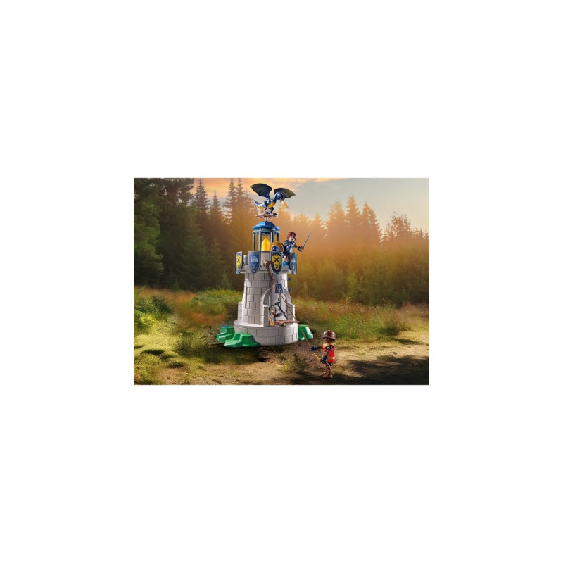 PLAYMOBIL 71483 Novelmore Ritterturm mit Schmied und Drache, Konstruktionsspielzeug