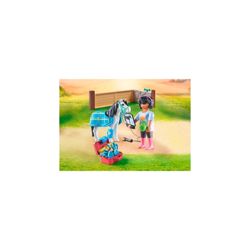 PLAYMOBIL 71497 Horses of Waterfall Pferdetherapeutin, Konstruktionsspielzeug