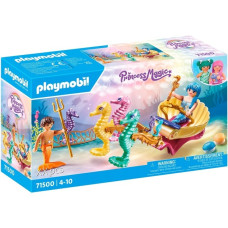 PLAYMOBIL 71500 Princess Magic Meeresbewohner mit Seepferdchenkutsche, Konstruktionsspielzeug