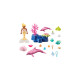 PLAYMOBIL 71501 Princess Magic Meerjungfrau mit Delfinen, Konstruktionsspielzeug
