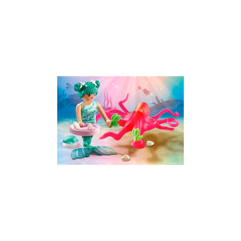 PLAYMOBIL 71503 Princess Magic Meerjungfrau mit Farbwechselkrake, Konstruktionsspielzeug