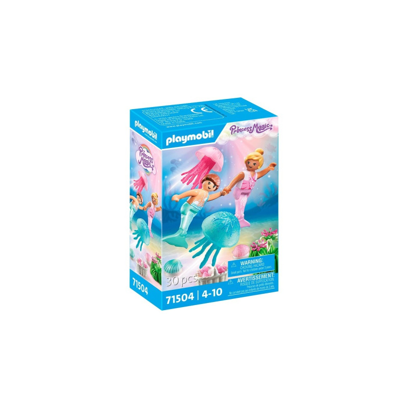 PLAYMOBIL 71504 Princess Magic Meerkinder mit Quallen, Konstruktionsspielzeug