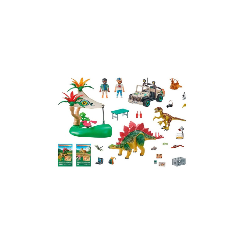 PLAYMOBIL 71523 Dinos Forschungscamp mit Dinos, Konstruktionsspielzeug