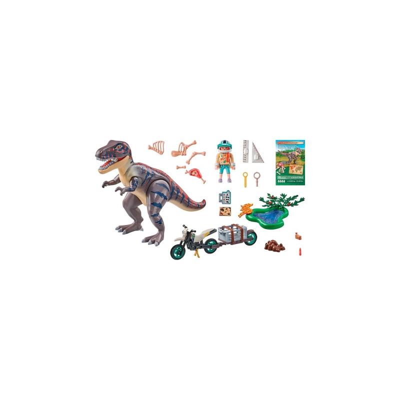 PLAYMOBIL 71524 Dinos T-Rex-Spurensuche, Konstruktionsspielzeug