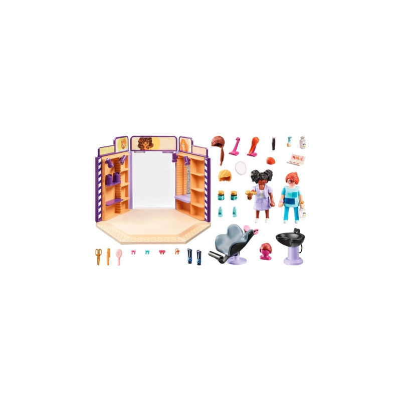 PLAYMOBIL 71535 myLife Friseursalon, Konstruktionsspielzeug