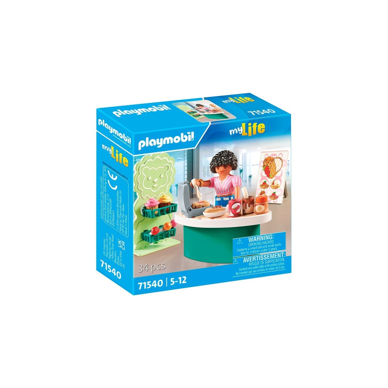 PLAYMOBIL 71540 myLife Süßigkeitenstand, Konstruktionsspielzeug