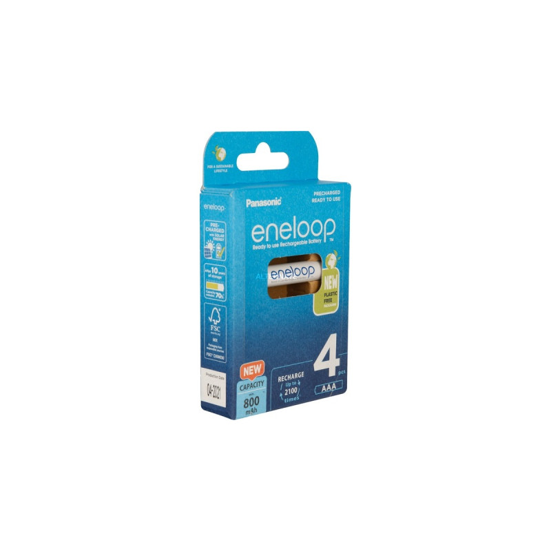 Panasonic Akku eneloop, Micro AAA 1,2V(4 Stück)
