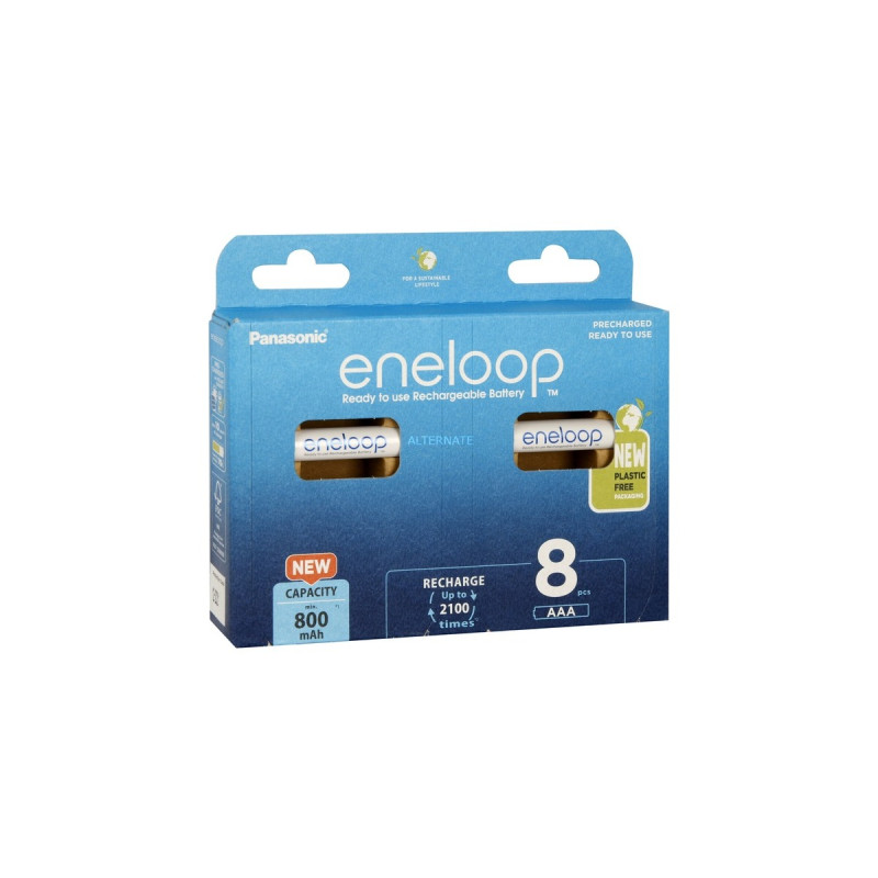 Panasonic Akku eneloop, Micro AAA 1,2V(8 Stück)