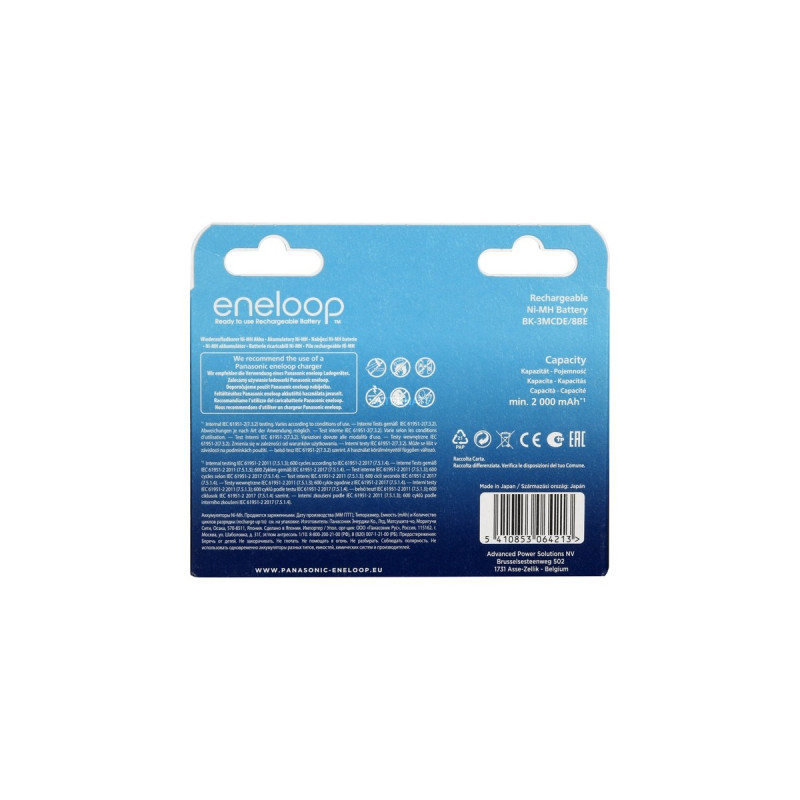 Panasonic Akku eneloop, Mignon AA 1,2V(8 Stück)