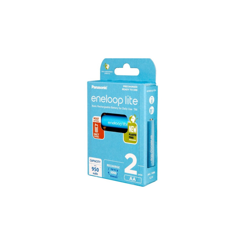 Panasonic Akku eneloop lite, Mignon AA 1,2V(2 Stück)