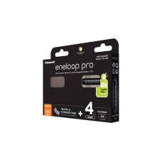 Panasonic Akku eneloop pro, Micro AAA 1,2V(4 Stück + Aufbewahrungsbox)