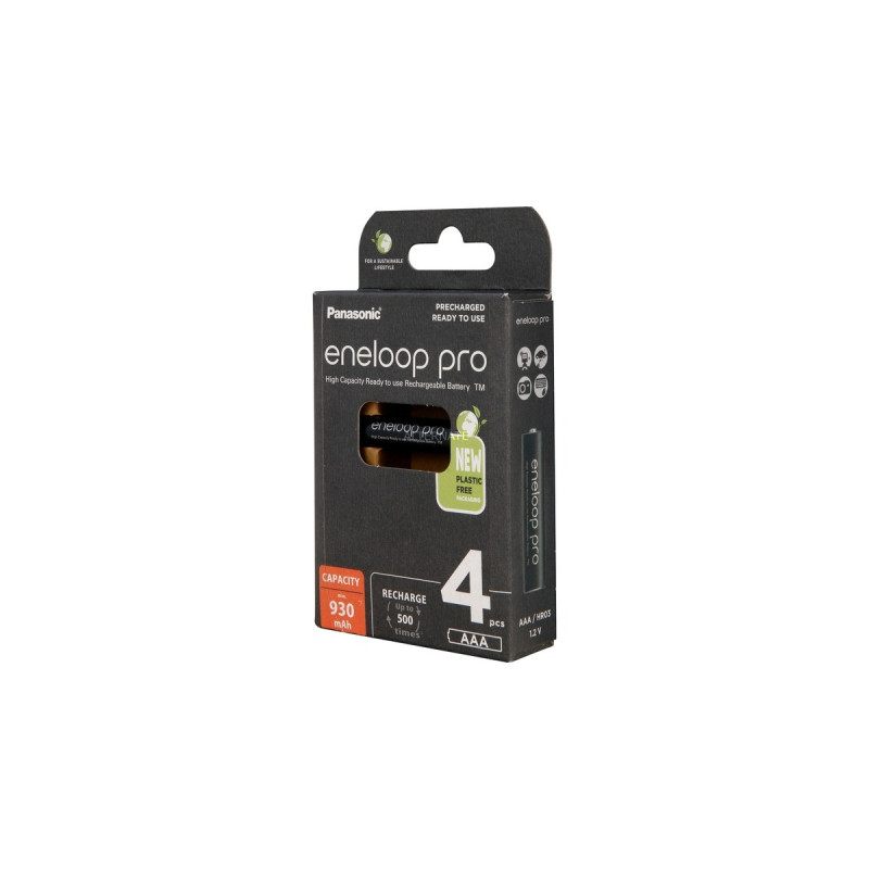 Panasonic Akku eneloop pro, Micro AAA 1,2V(4 Stück)