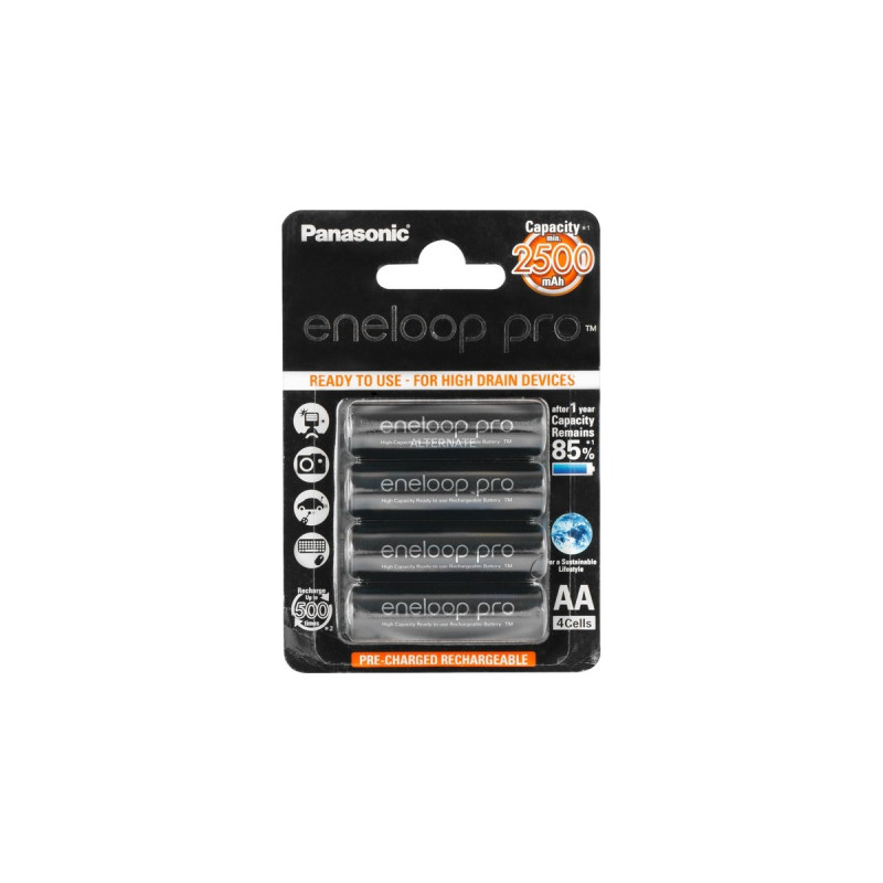 Panasonic Akku eneloop pro, Mignon AA 1,2V(4 Stück)